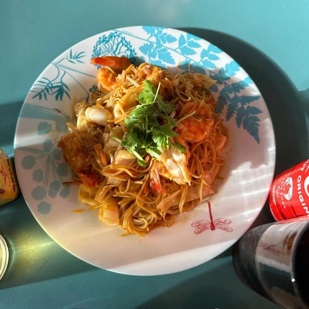 Nouilles Sautées Aux Fruits de Mer